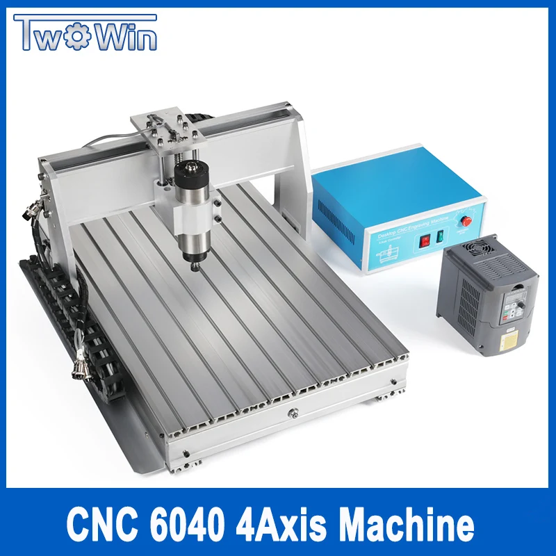 CNC 6040 4-axis Wood Router Cutting Milling Drilling Engraving Machine with USB Mach3 Control Mini CNC 6040 800W/1500W Supplier CNC 6040 4-axis Wood Router Cutting Milling Drilling Engraving Machine with USB Mach3 Control Mini CNC 6040 800W/1500W Supplier