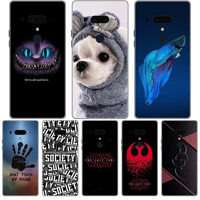 

Cute Cartoon Case For HTC U12 Plus U12+ Cover Printing Soft Silicone Printed Phone Shell Capa Funda For HTC U12Plus