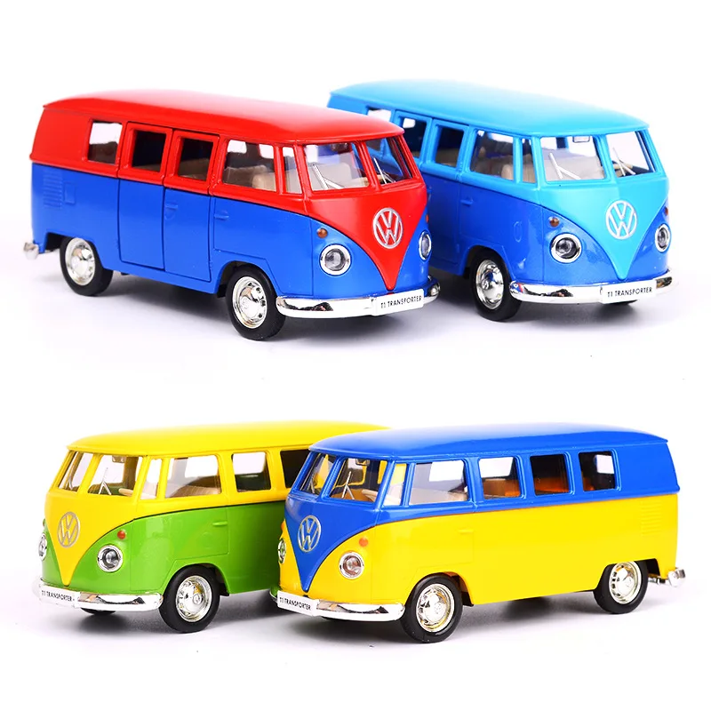 

1/36 vw t1 bus alloy car model kids toys play vehicles classic car kids toy gifts