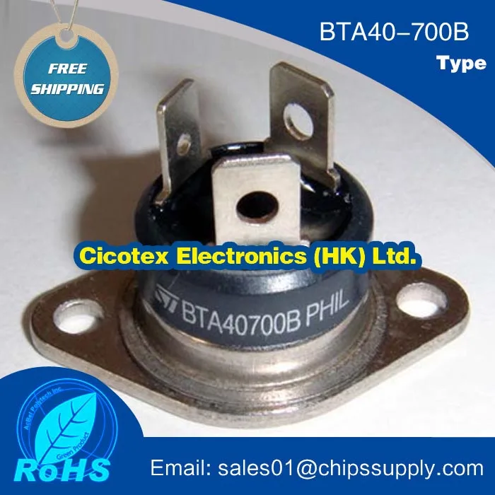 

BTA40-700B IGBT MODULE TRIAC 700V 40A RD91 BTA40700B BTA40-700BRG