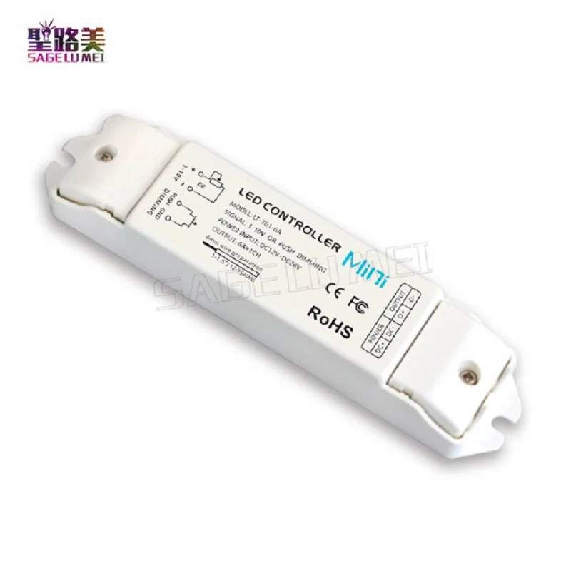 LT 701 6A DC12V 24 V вход * 1CH max выход Диммируемый драйвер светодиодов 0 10 V/1 ШИМ PUSH 5 лет