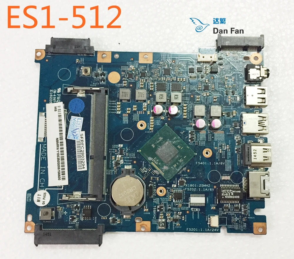  For ACER ES1-512 N2940 Laptop Motherboard EA53_BM/EG52-BM 14221-1 448.03707.0011 Mainboard 100%test