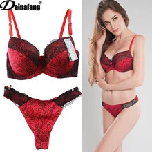 T1260# бренд принт сексуальный бюстгальтер и трусики набор, хлопок полиэстер тонкие чашки наборы бюстгальтер+ трусы, модное кружевное белье для женщин
