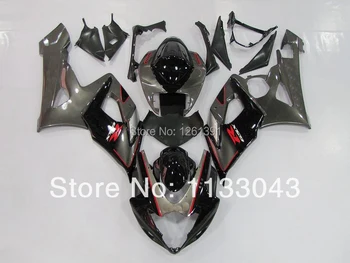 

Injection mold NEW Fairing For SUZUKI GSXR1000 K5 05 06 Grey Black GSXR 1000 GSX-R1000 GSX R1000 K5 2005 2006 COOL Bodywork