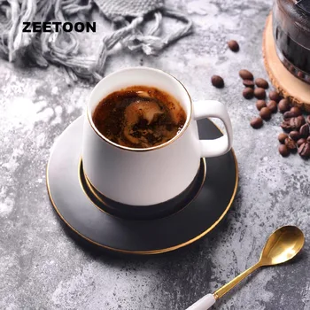 

400ml European Style Ceramic Cup Gift Box / Home Ceramic Drinkware Coffee Milk Cup Handle Mug Afternoon Tea Mugs Birthday Gifts