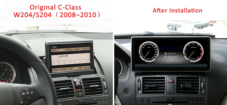 Flash Deal Android 8.1 Car Radio Bluetooth GPS Navigation Head Unit for Mercedes Benz 2008-2010 C Class 180 200 220 250 CDI 63 300 320 350 4