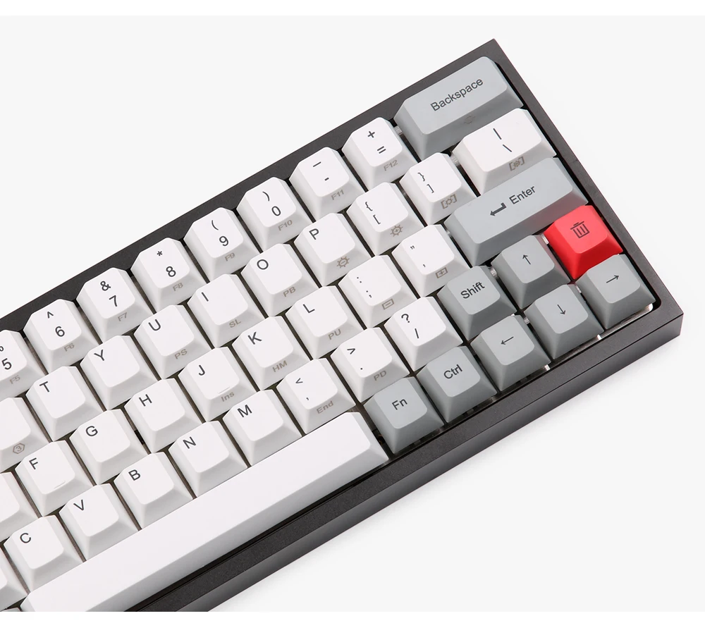 Краситель-sub Вишневый профиль keycap PBT 64 клавиши в пределах 2U левый сдвиг для GK64 механический keybvoard