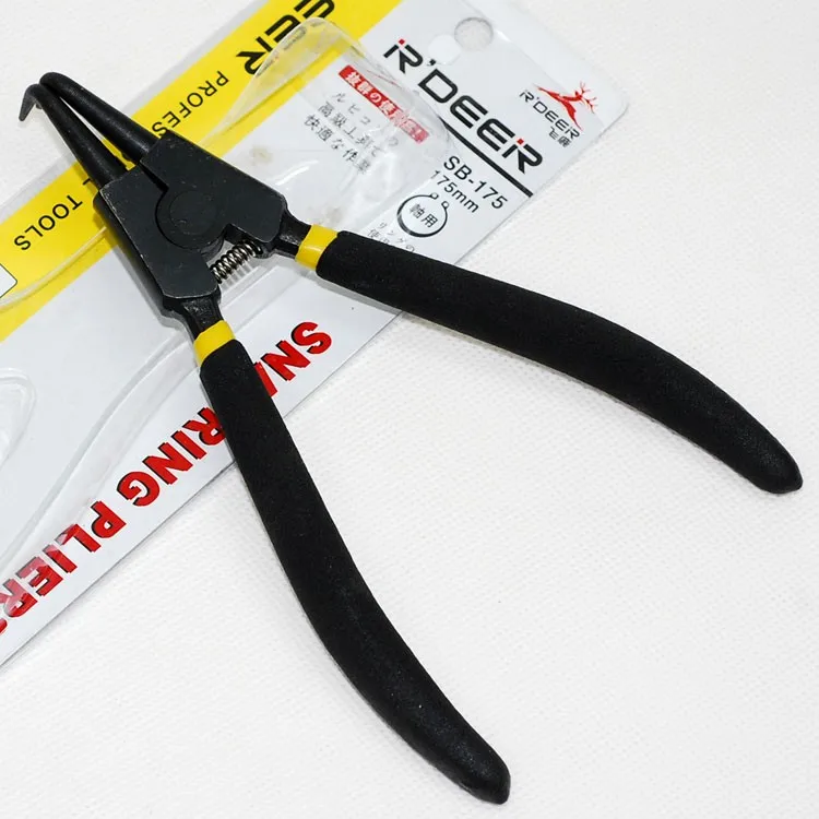 

Lock repair circlip spring pliers outside the bend 6 - inch axis with special Retainer