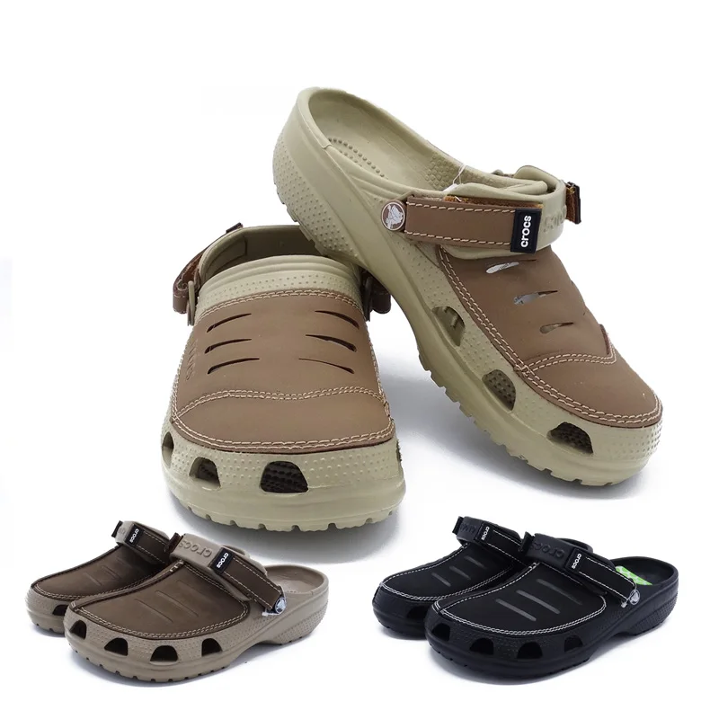 

New Crocs hole shoes Kaluochi men's shoes outdoor Bogota non-slip quick-drying beach casual sandals
