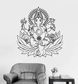 

Vinyl Art Wall Stickers Buddha Yoga Meditation Home Decoration Fashion Modern Livingroom Decals Decor XL26