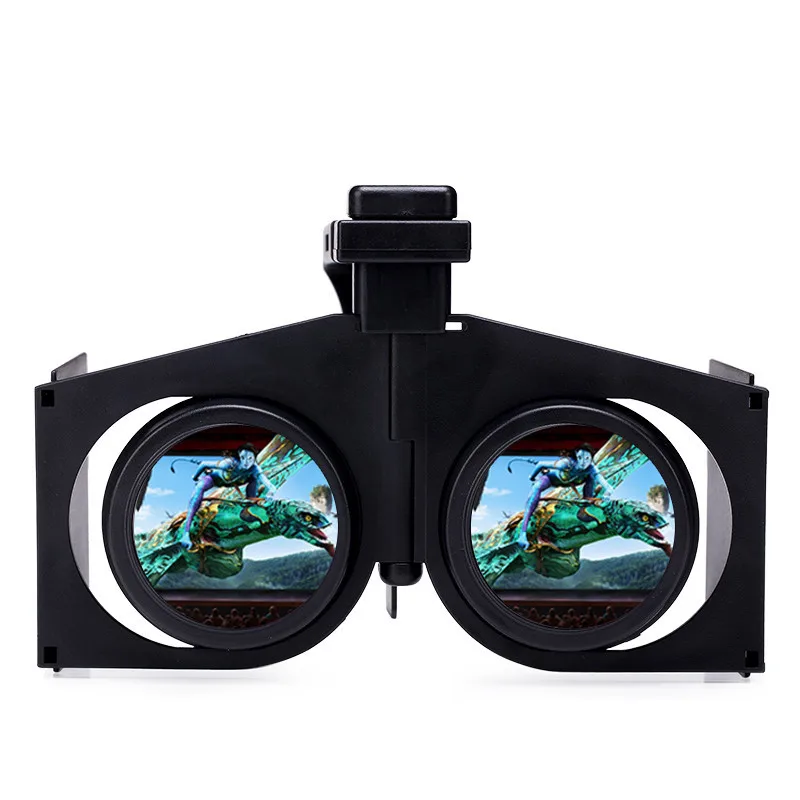 Plastic Cardboard VR Fold 3D Glasses Portable VR Glasses Foldable