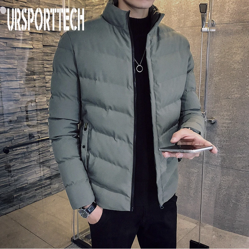 

Men's Winter 2018 New Trend Korean Short Section Of Cotton Parkas Thick Warm Wild Casual Fashion Size 3XL