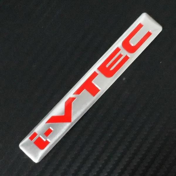 

Aluminum i-VTEC iVTEC Sticker For Honda City CR-V XR-V HR-V Accord FIT Odyssey Stream Crider Greiz CIVIC Elysion Spirior Jade