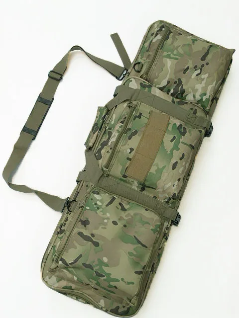 85CM New font b Tactical b font Heavy slip Carrying Dual Rifle Case Gun Bag for