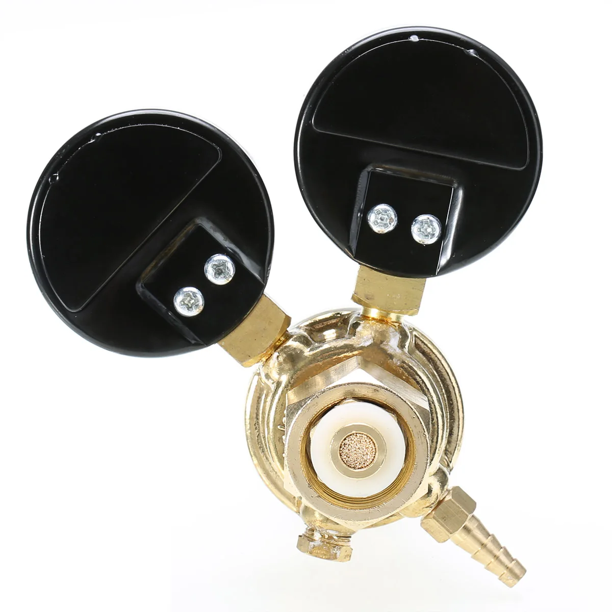 Copper Pressure Adjustment Reducer Argon CO2 Gauge Mig Regulator Flow Meter Control Valve Dual Gauge Welding Regulator