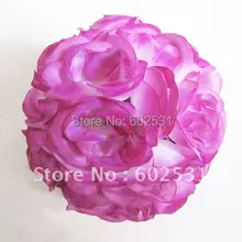 SPR горячие продажи, целующийся шар, праздник украшения цветок шар, шелковые свадебные декорации цветок ball-lilac-15cm-plastic внутренний