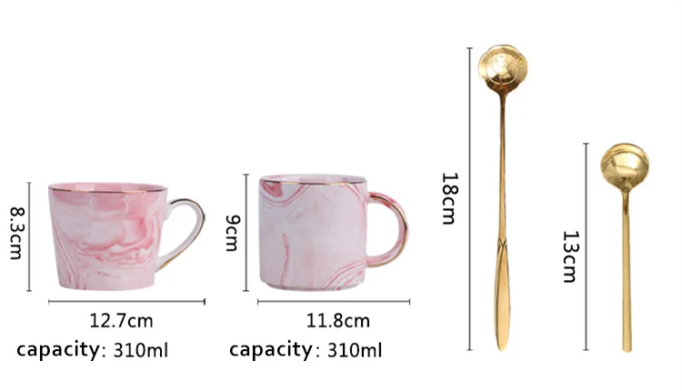 Мраморная кофейная кружка с золотой инкрустацией, Благородная керамическая чайная чашка, пивная кружка для влюбленных, европейская фарфоровая кофейная чашка, кофейная чашка для офиса, посуда для напитков, Прямая поставка