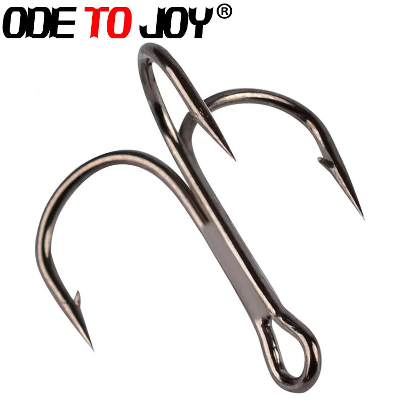 50PCS Treble Hook BKK Hook High Carbon Steel treble hook Fishing Tackle