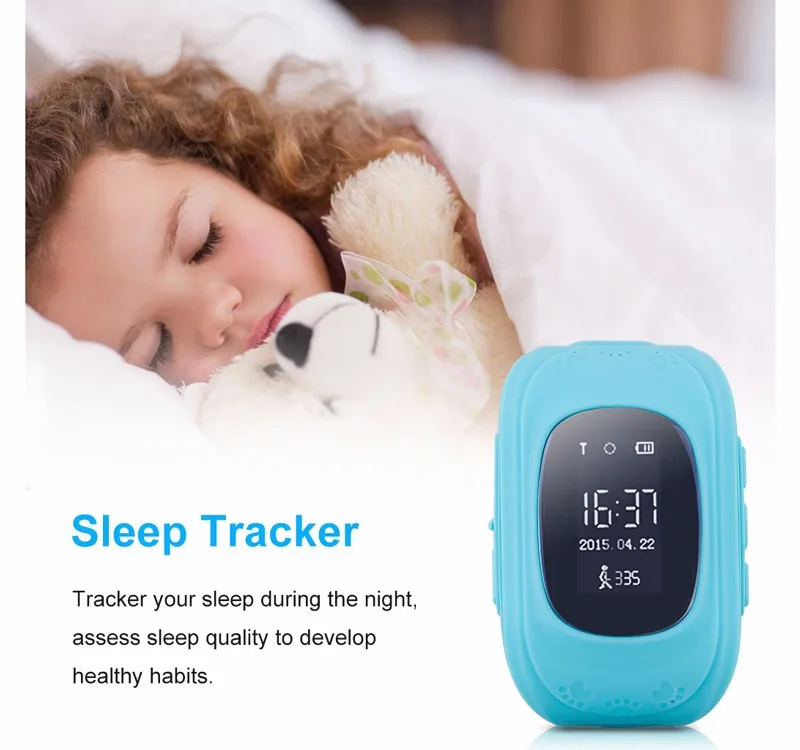 Spy GSM Smart Phone Watch Children Kid Wristwatch Q50 GPS Locator Tracker Bracelet Child Anti-Lost Smartwatch For Apple Android