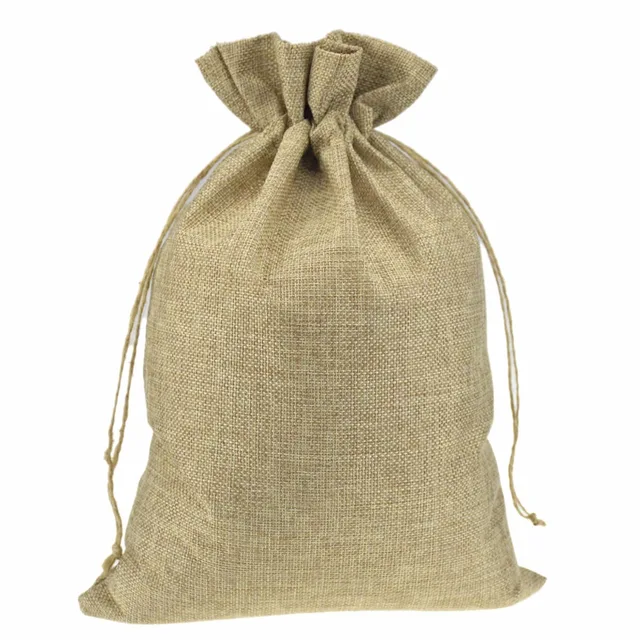 Wedding Party Favor Gift Bags Burlap Jute Drawstring Package Sock Wedding Party Favor Gift Bags Burlap Jute Drawstring Package Sock For Shoes Scarf Clothes Rice Coffee