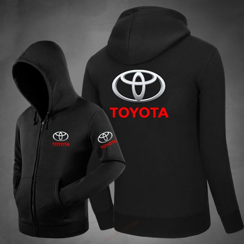 

New arrived winter Hoodies For casual jackets man woman Toyota sweatshirt zipper coat size S~XXXL