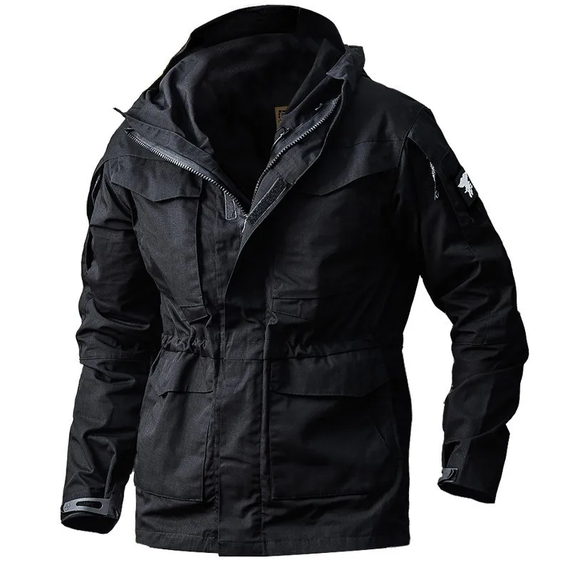 Spring Autumn Outdoor Climbing Sport Military M65 Windbreaker Men Hiking Training Waterproof Windproof Camo Tactical Jacket Coat | Спорт и