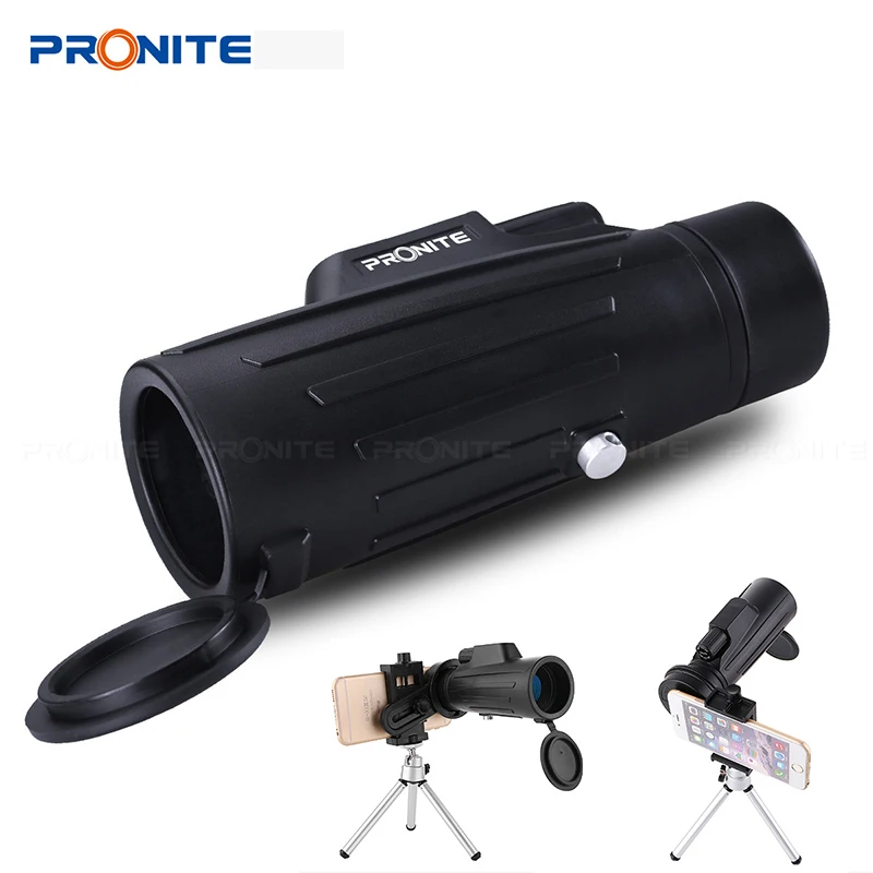 40X60 أحادي البصريات التكبير تلسكوب HD للرؤية الليلية نطاق مع حامل هاتف ترايبود للماء الصيد Turizm أوبرا المنظار