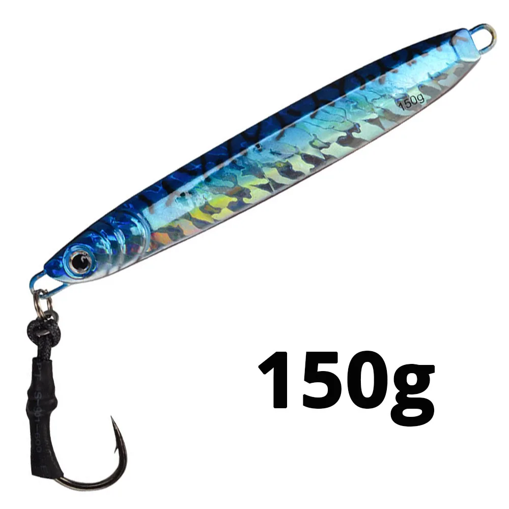 KastKing 100 г 150 г приманка для морской рыбалки с одним крюком, 4 цвета, Морская Лодка, жесткая металлическая приманка для рыбалки - Цвет: 150g-4