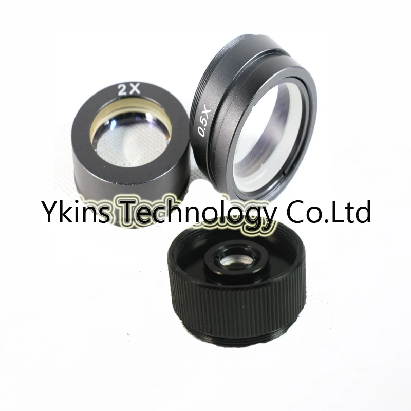 3pcs/lot 0.5x & 2.0x 2.5x Industry Microscope Camera Objective Lens For