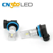 CN360 2PCS H11 760Lumens Super Bright 6000K White Car Auto LED Light Bulb Fog font b
