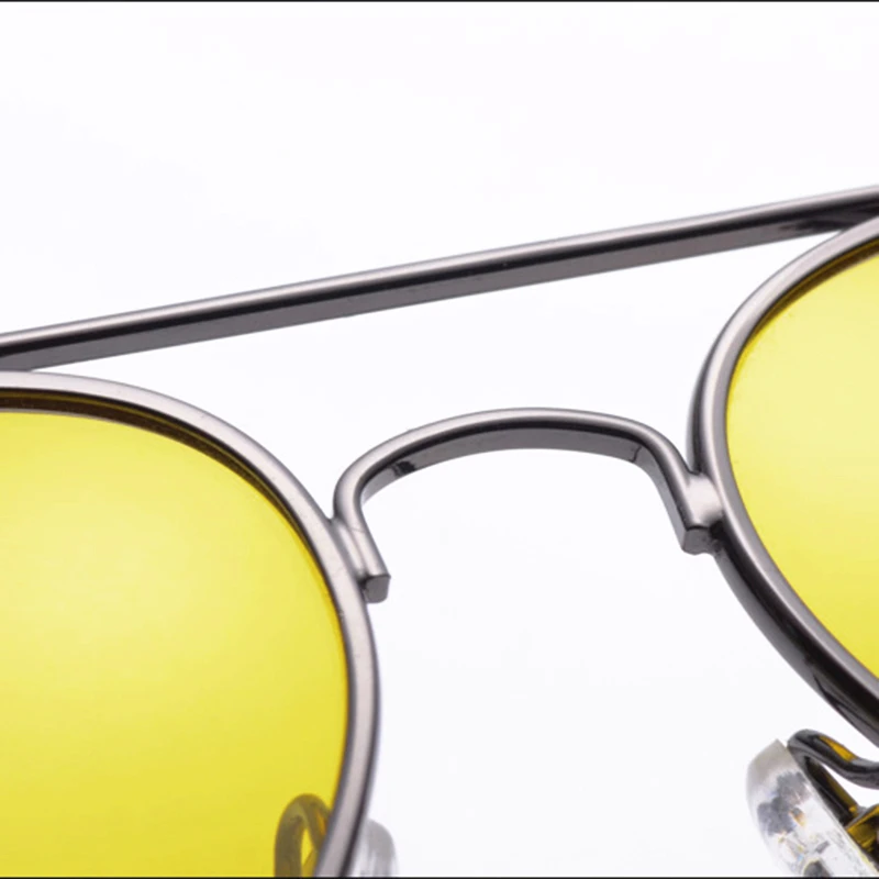 Поляризованные очки ночного видения из медного сплава для водителей, солнцезащитные очки с антибликовым покрытием, поляризованные очки для вождения