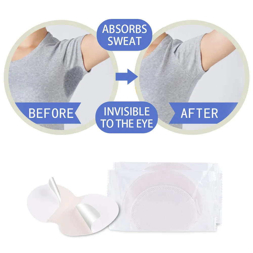 200pcs 100pairs Disposable Underarm Sweat Pads for Clothing Anti Sweat