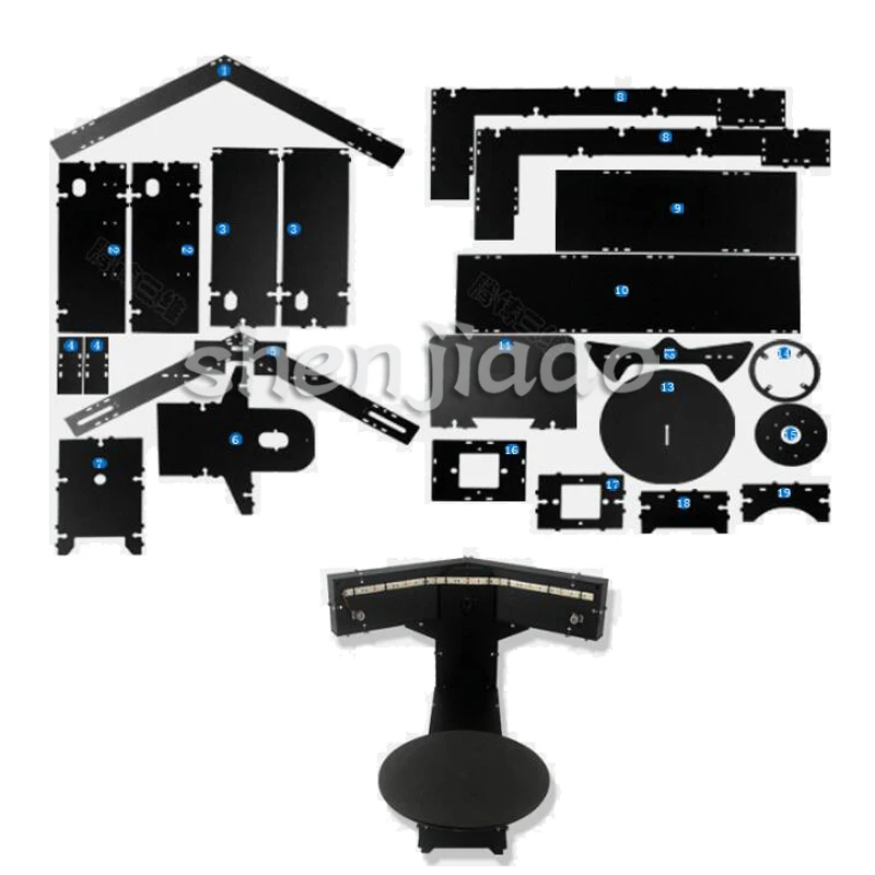 DIY 3d сканер комплект, дизайнер и DIY Базовый инженерный комплект для сканера diy 3D цифровой мини сканер(компонент