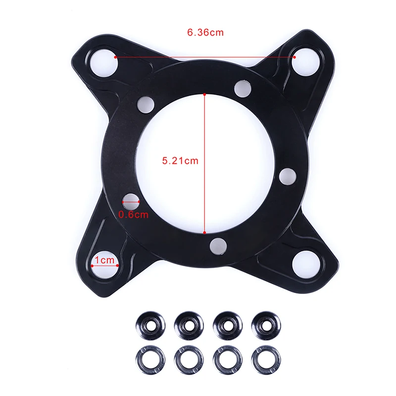 Clearance Bicycle 104BCD Aluminum Alloy 32T 34T 36T 38T Narrow Wide Chain Wheel MTB Bike Chainring w/ 104 BCD Chain Ring Spider Adaptor 9