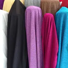 150*50 см сверкающий Блестящий Золотой и Серебряный металлик Джерси один стрейч люрекс ткань материал