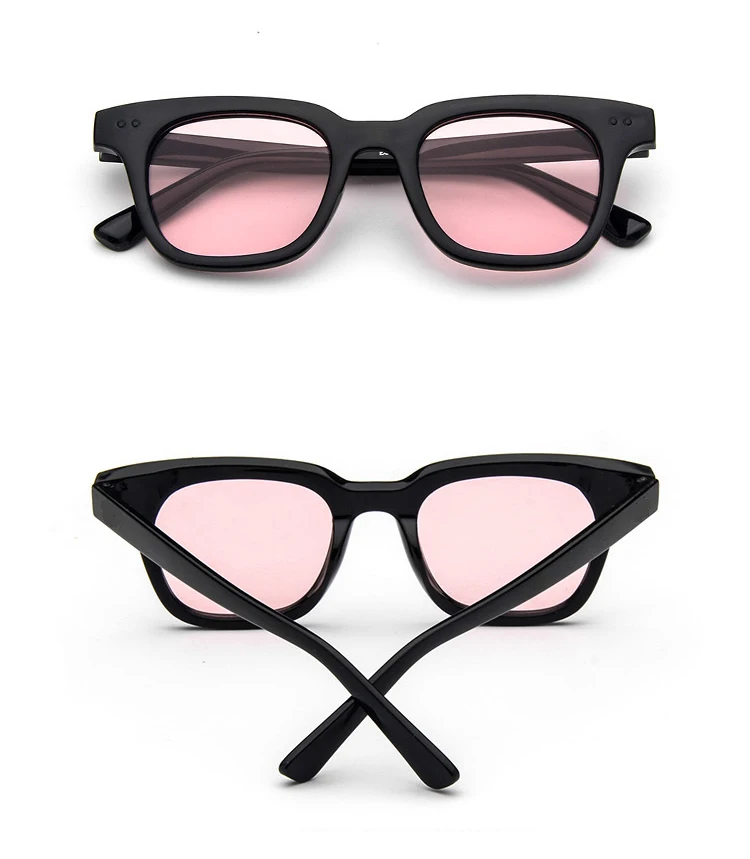 HAPTRON моды небольшой Квадратные Солнцезащитные очки для женщин Винтаж вождения солнцезащитные очки Для мужчин Роскошные Брендовая Дизайнерская обувь Óculos de sol UV400 розовый