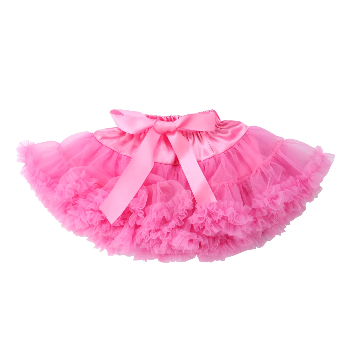 Детская юбка-пачка для маленьких девочек Пышные юбки принцессы юбка-пачка для вечеринки балетная юбка-американка - Цвет: Розовый