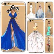Teléfono case para iphone 6 6 s 5 5S sí 5c 6 p 6 splus 7 7 más chica diseño cubierta suave del claro tpu ultra delgada hermosa chica bikini estilos