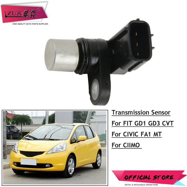 Zuk High Quality Transmission Sd Output Sensor For Honda Fit Jazz Zuk High Quality Transmission Sd Output Sensor For Honda Fit Jazz Cvt 2003 2008 Civic Mt Fa1 2006 2017 28810 Pwr 013