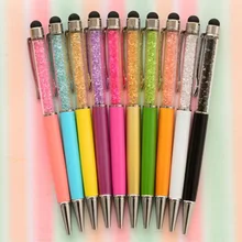 10 шт./лот случайный цвет емкостный сенсорный экран ручка стилус для мобильного телефона сенсорная ручка для iphone8 x samsung s8 s9 планшет