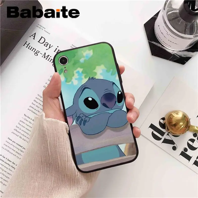 Babaite Lilo Stitch роскошный уникальный дизайн PhoneCase для iPhone 8 7 6 6S Plus X XS MAX 5 5S SE XR 10 Чехол