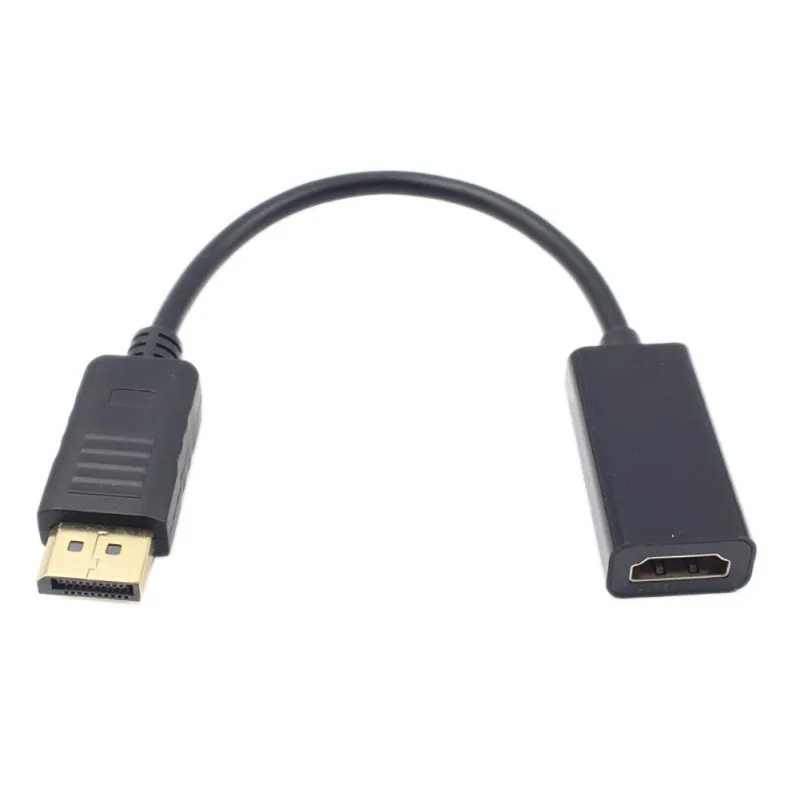 Дисплей порт к HDMI HDTV кабель адаптер конвертер мужчин и женщин поддержка 1080P для HDTV проектора