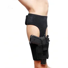 Cqc militar universal tático escondido carry pistola tornozelo perna coldre caça saco glock 17 19 22 23 bolsa de arma(China)