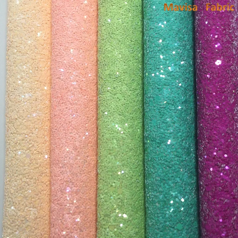 

1PCS A4 SIZE 21X29cm Synthetic Leather, Artificial Leather, Chunky Glitter Fabric For Bow DIY handbags shoes MK069