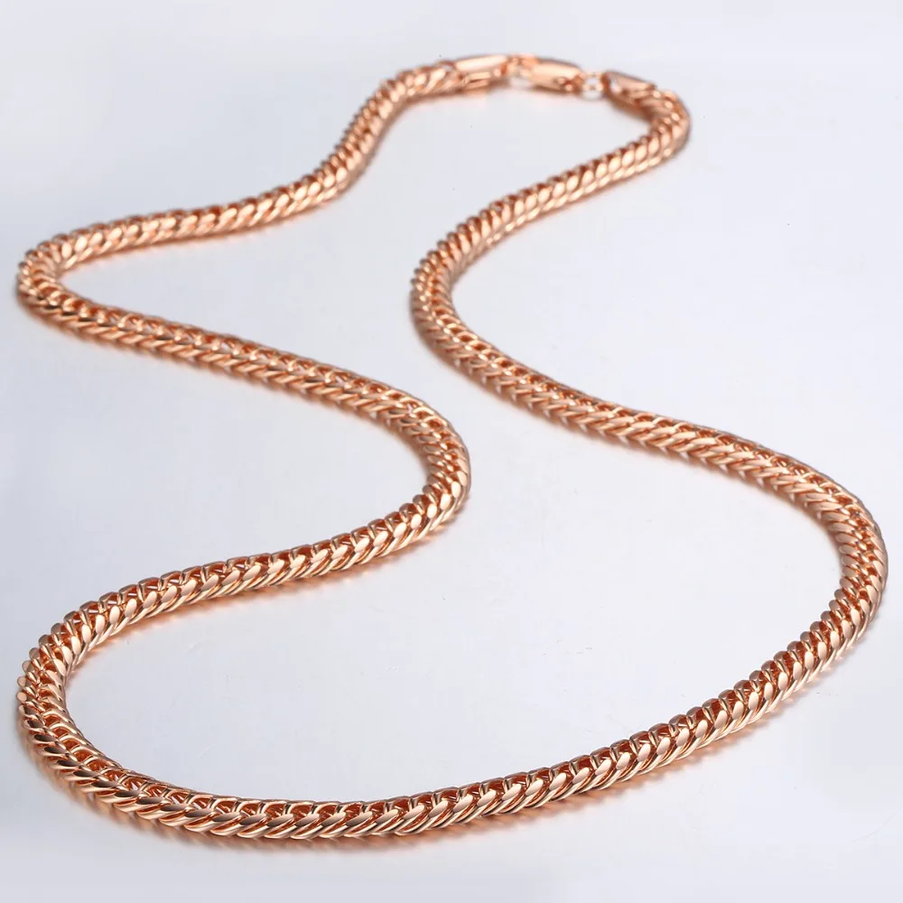 5mm Necklace For Women Men 585 Rose 
