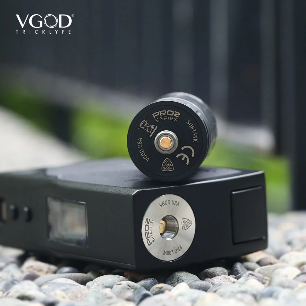 Оригинальный VGOD Pro 200 бокс мод комплект TC испаритель Вт 4 мл Sub ohm бак атомайзер