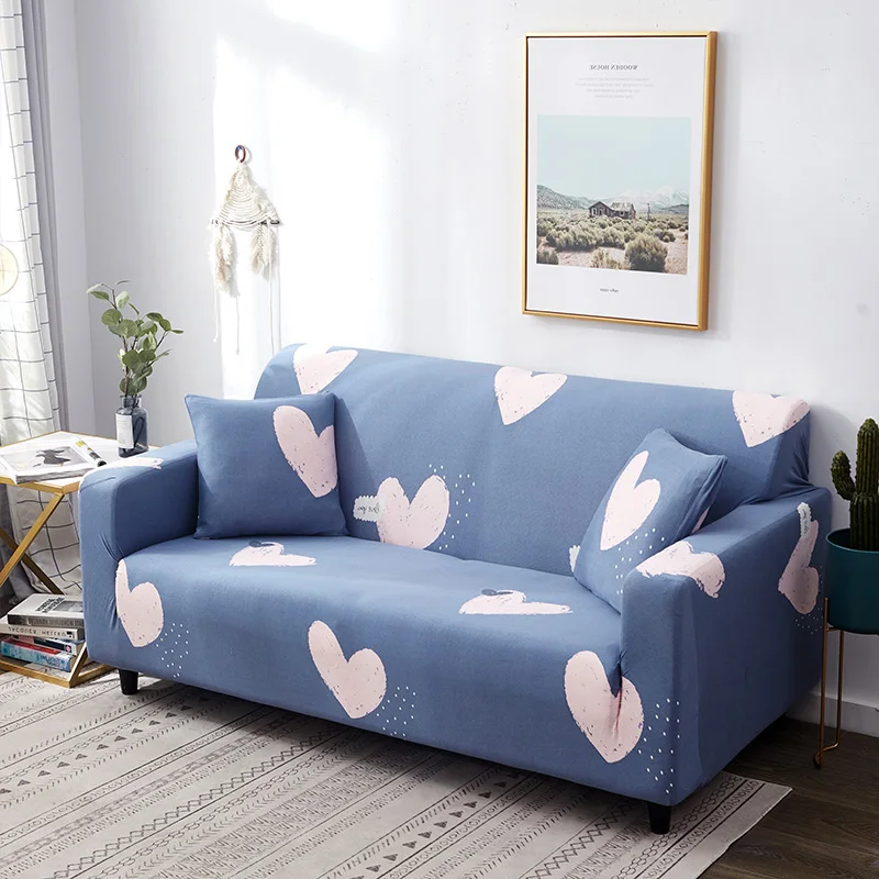 Чехол для дивана в скандинавском стиле с рисунком листьев, хлопок, эластичный стрейч, чехол для дивана, универсальные чехлы для дивана, для гостиной, домашних животных, один домашний декор - Цвет: Color 16