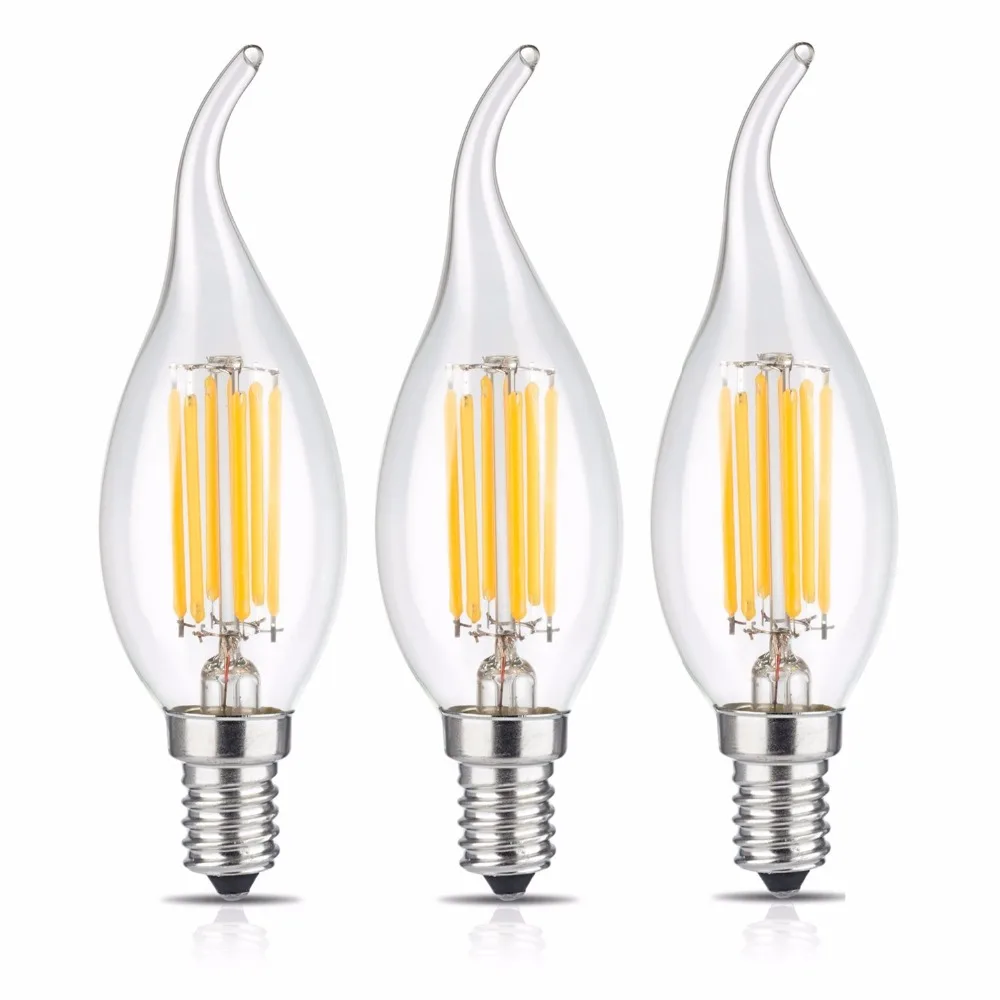 filament candle light c35 e14 flame
