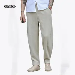 3 цвета Высокое качество Для мужчин хлопок белье свободные Повседневные штаны для мужчин большой Размеры мужской моды штаны-шаровары
