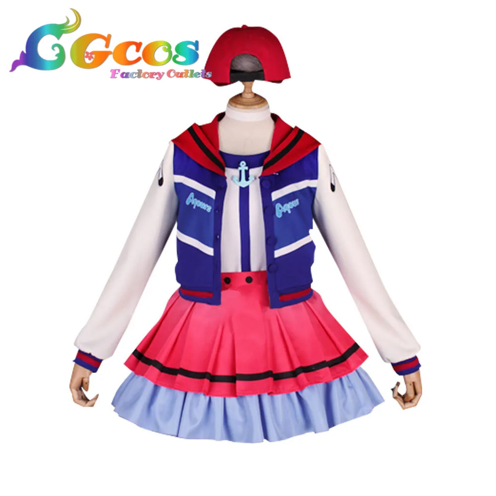 CGCOS Косплей Костюм Aqours love live Watanabe You платья одежда Униформа бесплатная доставка DM715